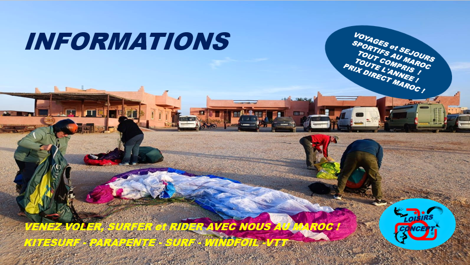 Informations séjours sportifs Maroc