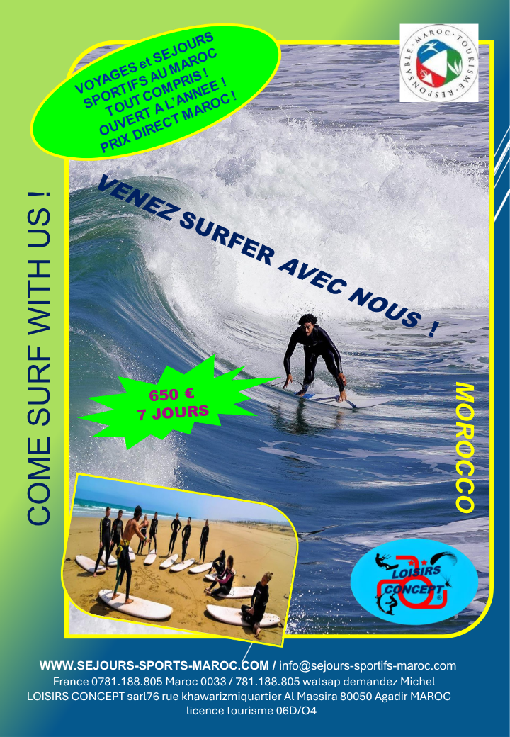 affiche& fiche 2 surf verte.pdf Vacances surf et aventure au Maroc